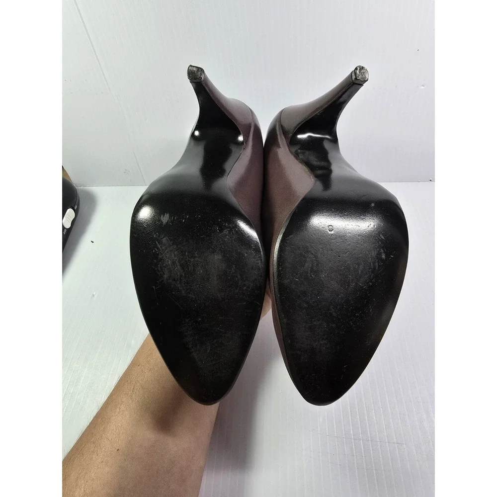 Tano Of Madrid Leather Pumps Size 8, Eggplant Purple, When Style Matters, Unique